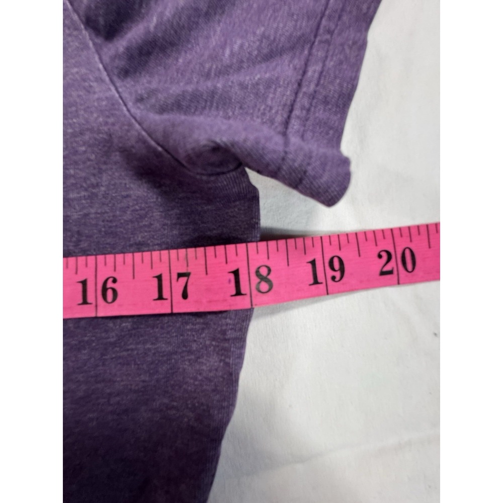 Nike Dri-FIT Men's Purple T-Shirt M Breathable Moisture Wicking Crew Neck SS - Picture 8 of 9